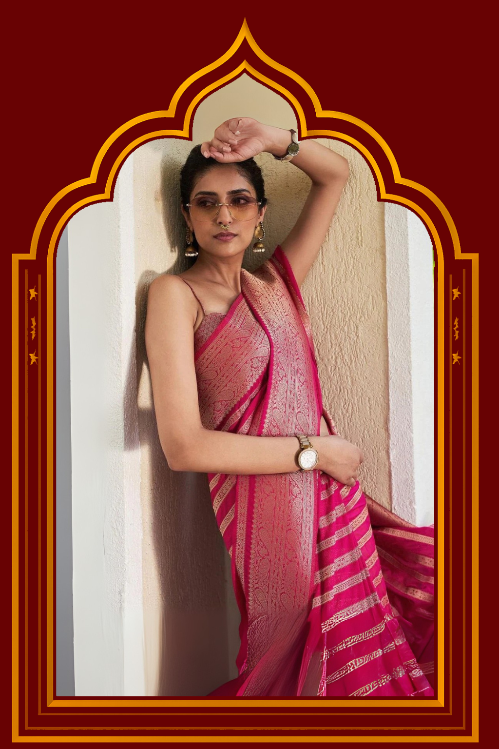 Pink & Rani Pinak Colour