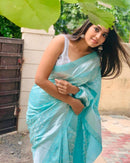 Pure Heavy Banarasi Saree With Rich Pallu