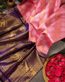 Dark Pink Luxurious Soft Banarasi Silk Saree