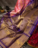 Dark Pink Luxurious Soft Banarasi Silk Saree