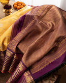 Yellow Luxurious Soft Banarasi Silk Saree