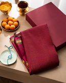 Maroon Luxurious Soft Banarasi Silk Saree