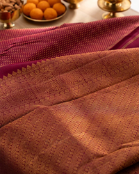 Maroon Luxurious Soft Banarasi Silk Saree