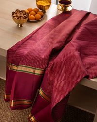Maroon Luxurious Soft Banarasi Silk Saree