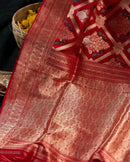 Red Luxurious Soft Banarasi Silk Saree