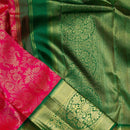 Assemblage Dark Pink Soft Banarasi Silk Saree