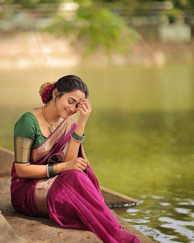 Desirable Dark Pink Soft Silk Saree