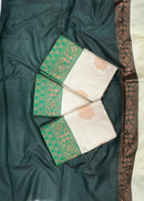 Desirable Beige Soft Silk Saree