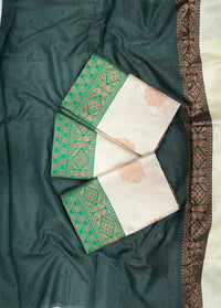 Desirable Beige Soft Silk Saree