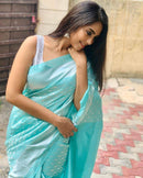 Pure Heavy Banarasi Saree With Rich Pallu
