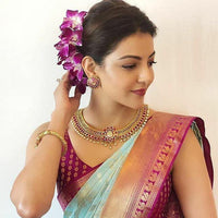 Valiba Beautiful Rich Pallu & Jacquard Work On All Over Fancy Saree