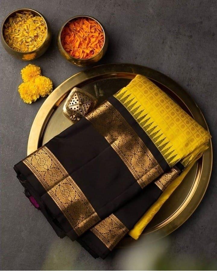 Beautiful Art Silk Jacquard Border Saree