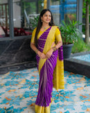 Kasavu – Banarasi Soft Silk Saree with Gold Zari Weaving and Timeless Charm