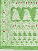 Aplomb Parrot Cotton Silk Saree