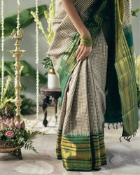 Glamorous Grey Soft Silk Saree