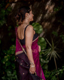 Marvellous Dark Pink Cotton Silk Saree